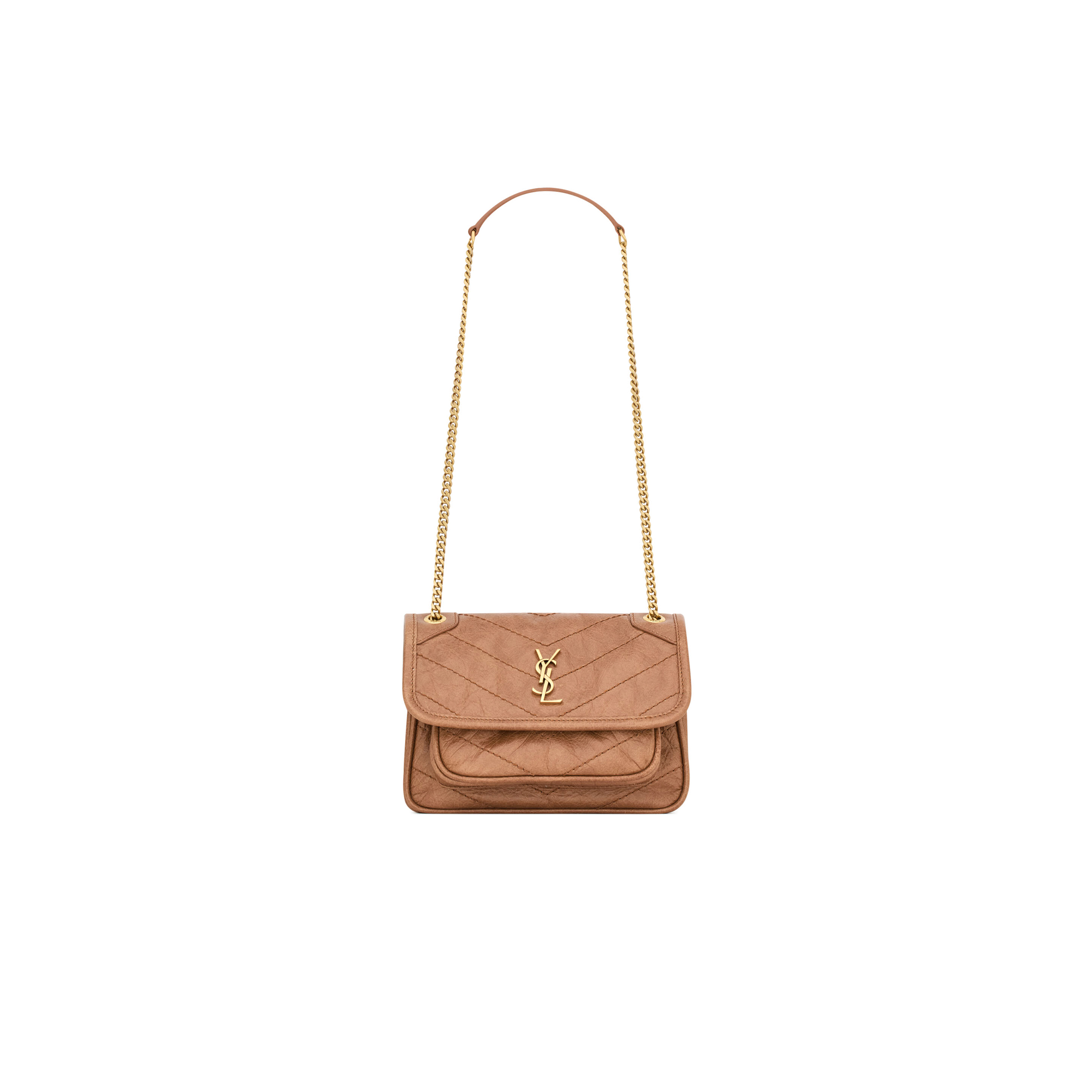 Y51 NIKI MINI IN VINTAGE LEATHER 8460871YG072522 (18*12.5*5cm)